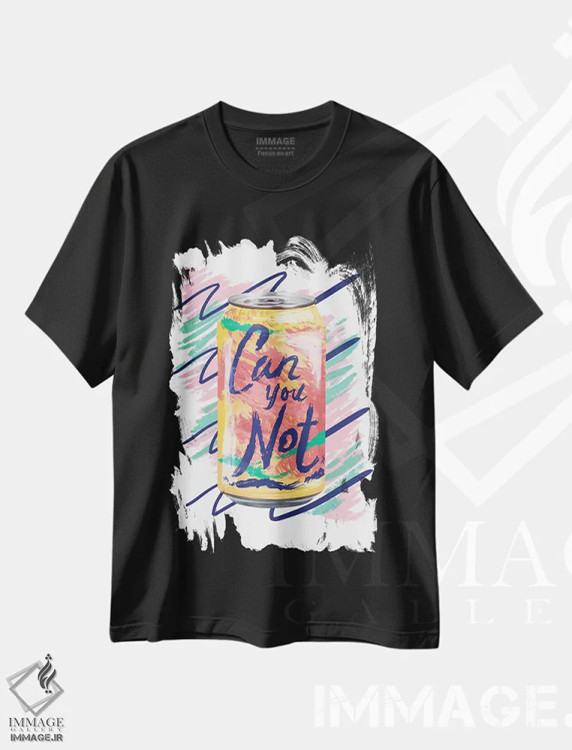 تیشرت مشکی طرح دار میشه انجامش ندی؟، هنر فاخر معاصر اثر هدر پری | فروشگاه ایماژ
