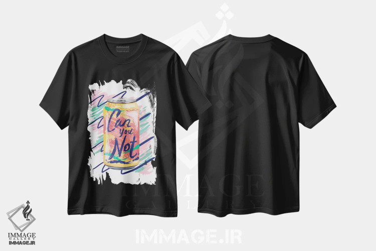 تیشرت مشکی طرح دار میشه انجامش ندی؟، هنر فاخر معاصر اثر هدر پری | فروشگاه ایماژ