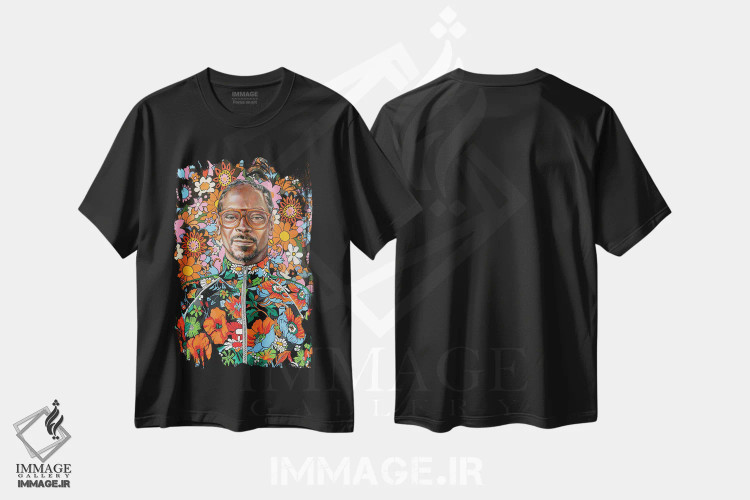 تیشرت مشکی طرح دار اسنوپ، تزئینی اثر هدر پری | immage.ir