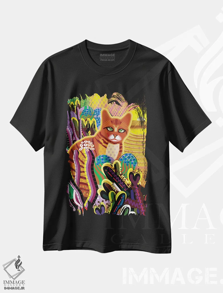 تیشرت مشکی طرح دار کوکو، هنر دیجیتال اثر چارلز هارکر | فروشگاه ایماژ