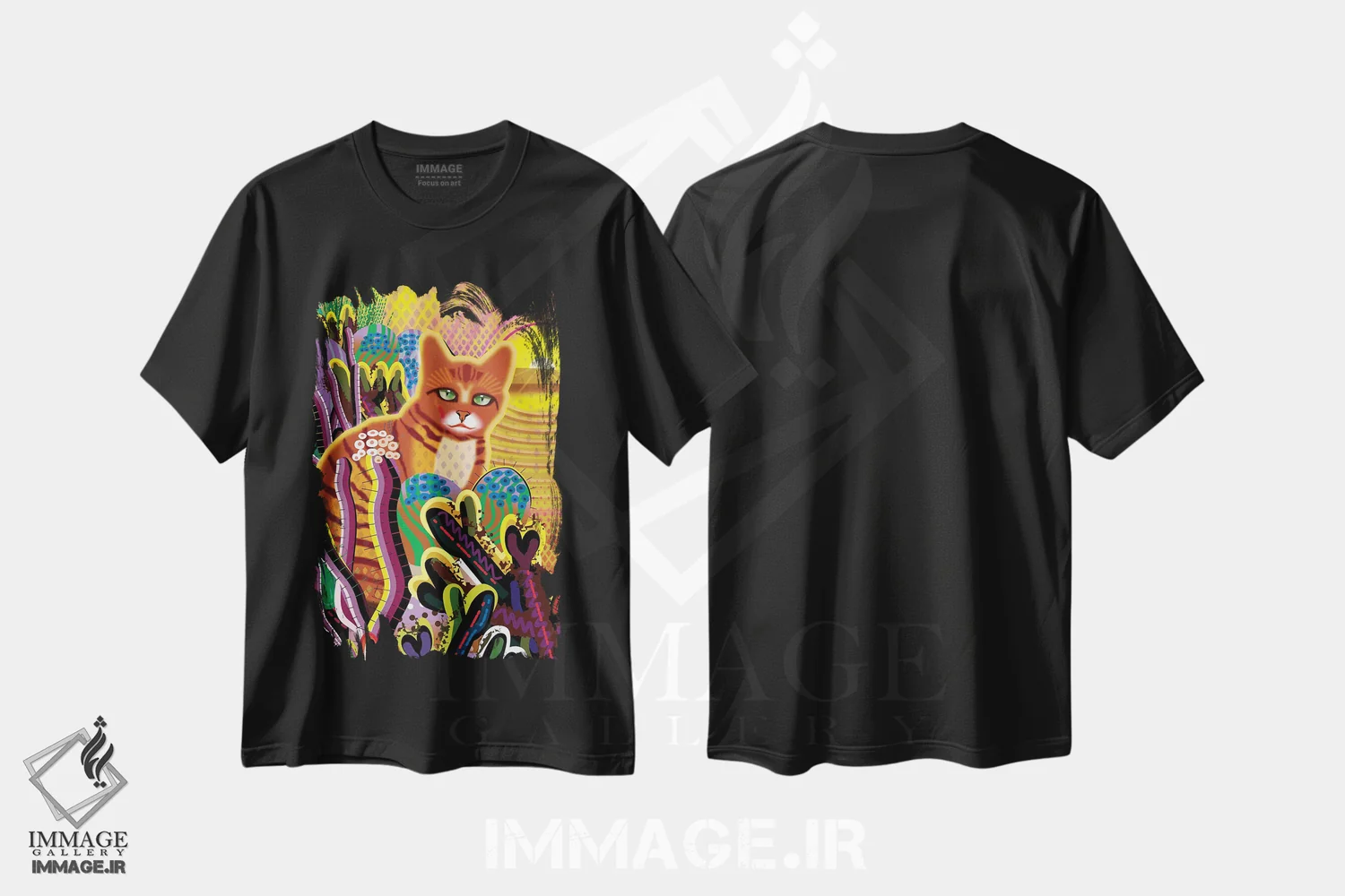 تیشرت مشکی طرح دار کوکو، هنر دیجیتال اثر چارلز هارکر | فروشگاه ایماژ
