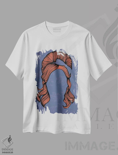 تیشرت سفید طرح دار پوف شماره ۲، هنر دیجیتال اثر فایو بای فایو کالکتیو | فروشگاه ایماژ