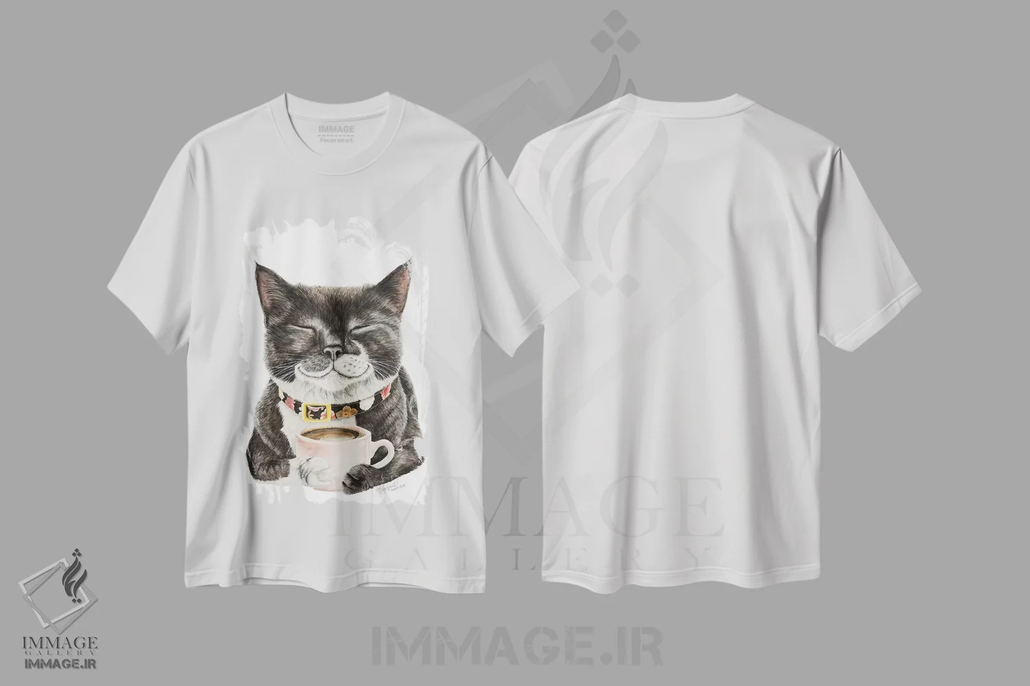 تیشرت سفید طرح دار صبح بی نقص اثر هالی سیمنتال | immage.ir