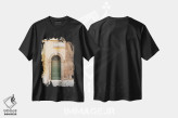 تیشرت مشکی طرح دار درب ورودی در رم، مدیوم اثر هنریکه شنک | فروشگاه ایماژ
