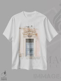 تیشرت سفید طرح دار درب پاستلی در رم، مدیوم اثر هنریکه شنک | فروشگاه ایماژ