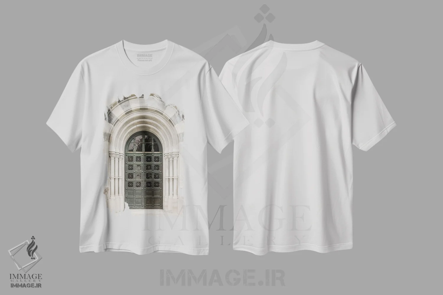 تیشرت سفید طرح دار France,درب قدیمی در نیس، فرانسه، مدیوم اثر هنریکه شنک | immage.ir