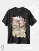 تیشرت مشکی طرح دار چمنزار پارک ملی زایان، مدیوم اثر هنریکه شنک | فروشگاه ایماژ