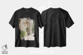 تیشرت مشکی طرح دار طاق کاخ مونسرات، مدیوم اثر هنریکه شنک | فروشگاه ایماژ