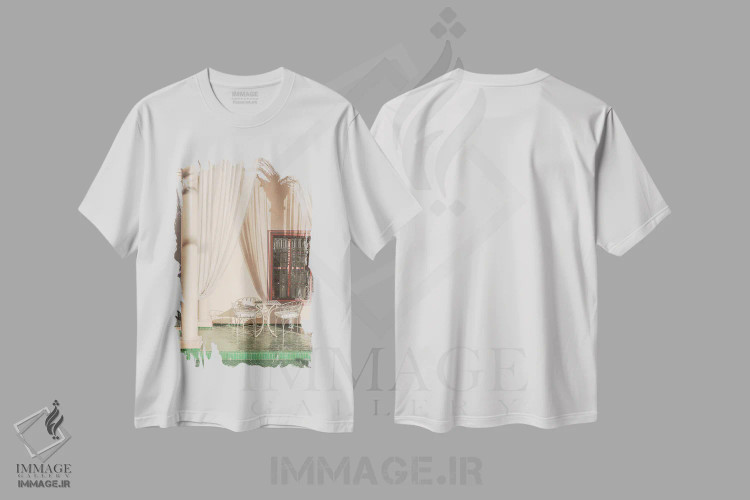 تیشرت سفید طرح دار تابستان در مراکش، مدیوم اثر هنریکه شنک | immage.ir