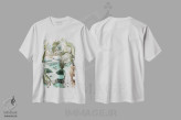 تیشرت سفید طرح دار فضای گیاهی در مراکش، تزئینی اثر هنریکه شنک | immage.ir