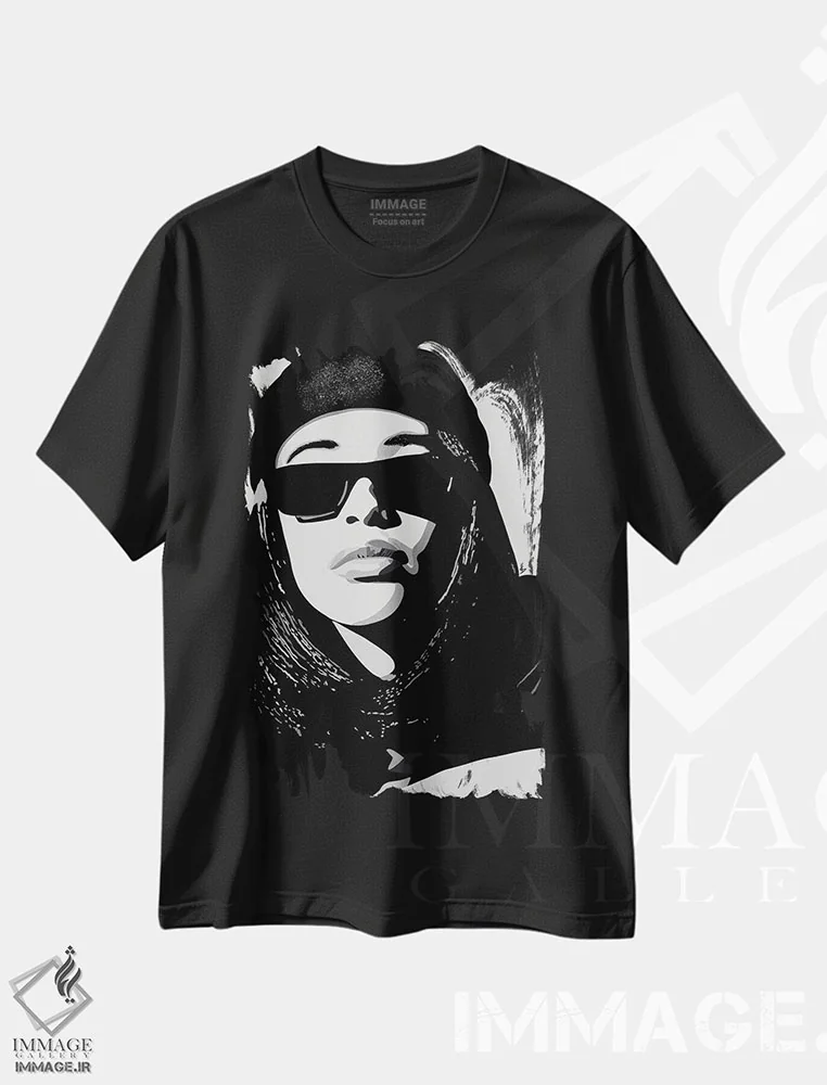 تیشرت مشکی طرح دار یکی در میلیون، هنر آمریکایی آفریقایی تبار اثر آرت پِی سی ئی | immage.ir