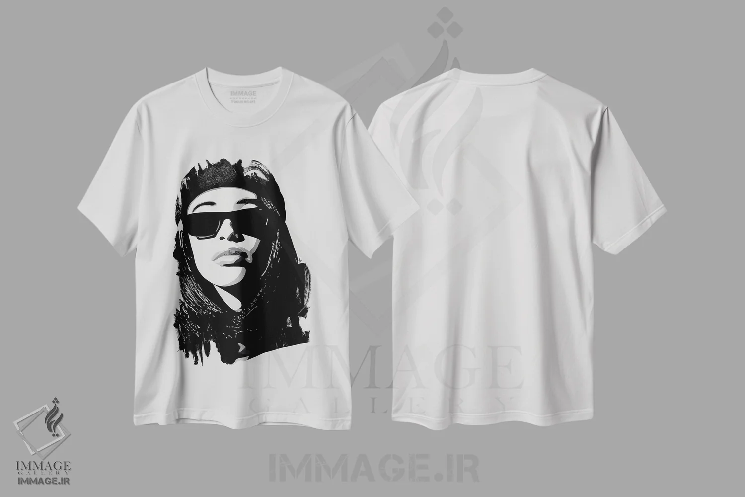 تیشرت سفید طرح دار یکی در میلیون، هنر آمریکایی آفریقایی تبار اثر آرت پِی سی ئی | فروشگاه ایماژ