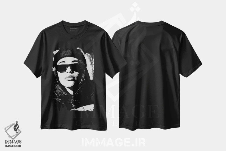 تیشرت مشکی طرح دار یکی در میلیون، هنر آمریکایی آفریقایی تبار اثر آرت پِی سی ئی | immage.ir