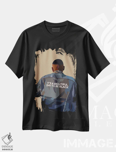 تیشرت مشکی طرح دار آثار آرت پِی سی ئی - immage.ir