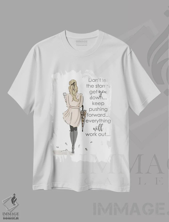 تیشرت سفید طرح دار آثار هدر استیلافسن - فروشگاه ایماژ