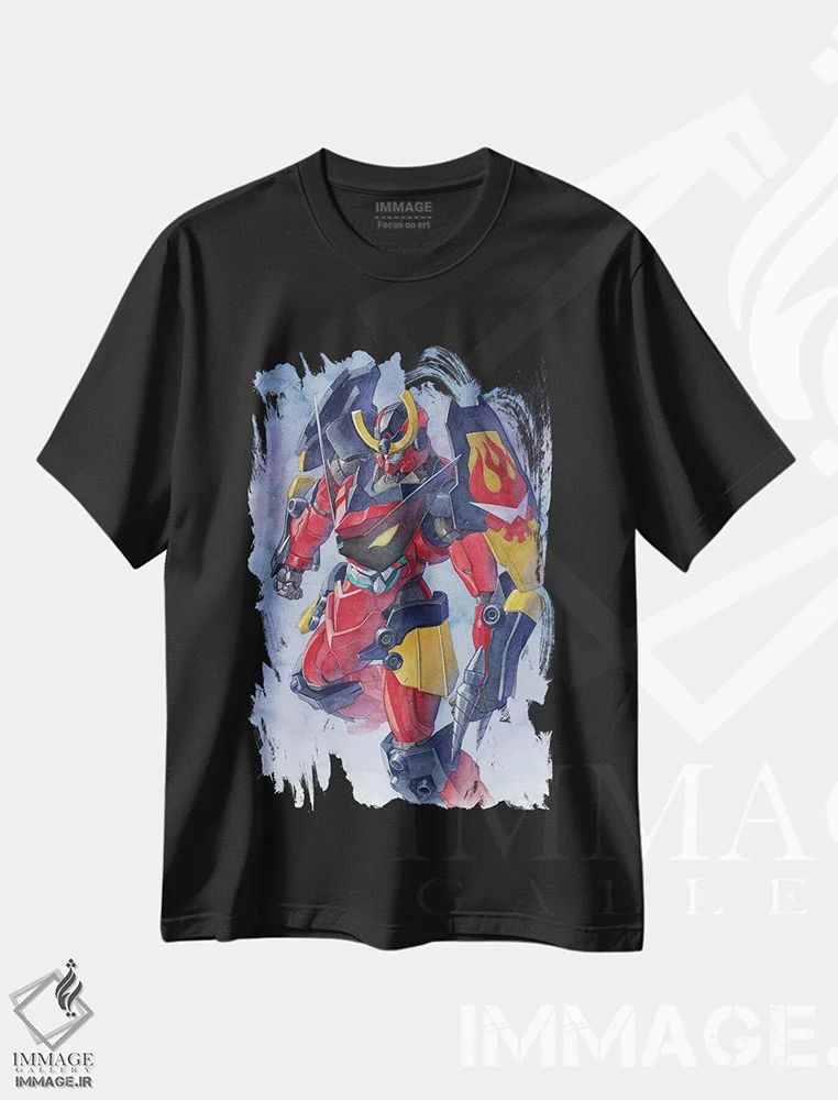تیشرت مشکی طرح دار گورن لاگان، مدیوم اثر هکتور ترونک | immage.ir