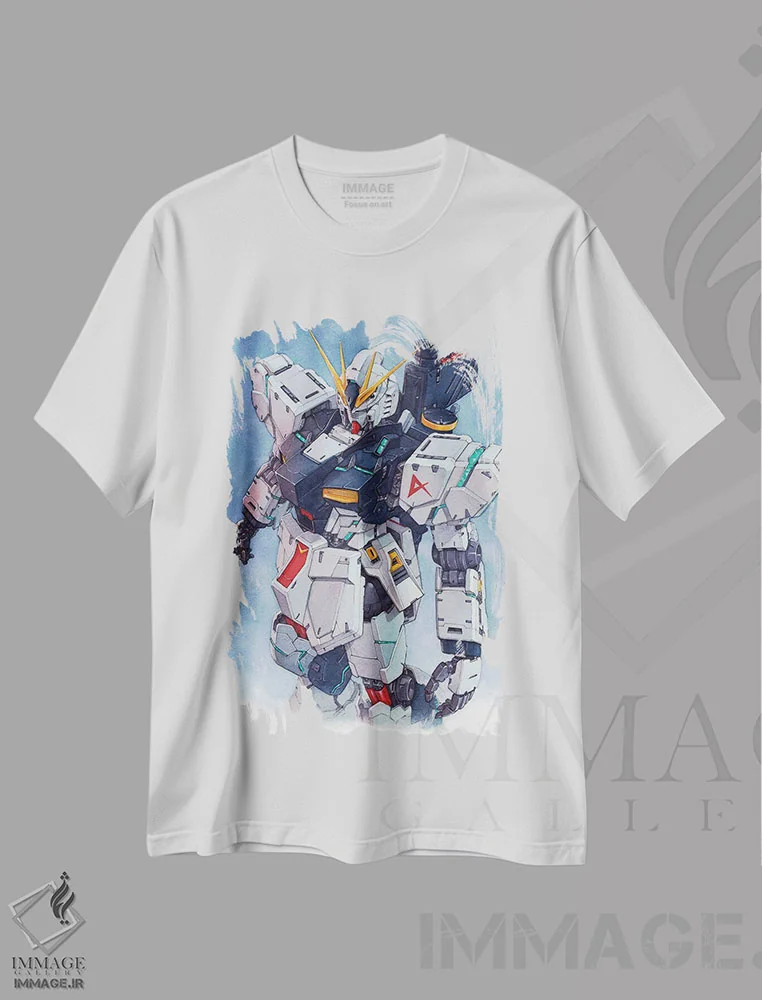 تیشرت سفید طرح دار نو گاندام، مدیوم اثر هکتور ترونک | immage.ir