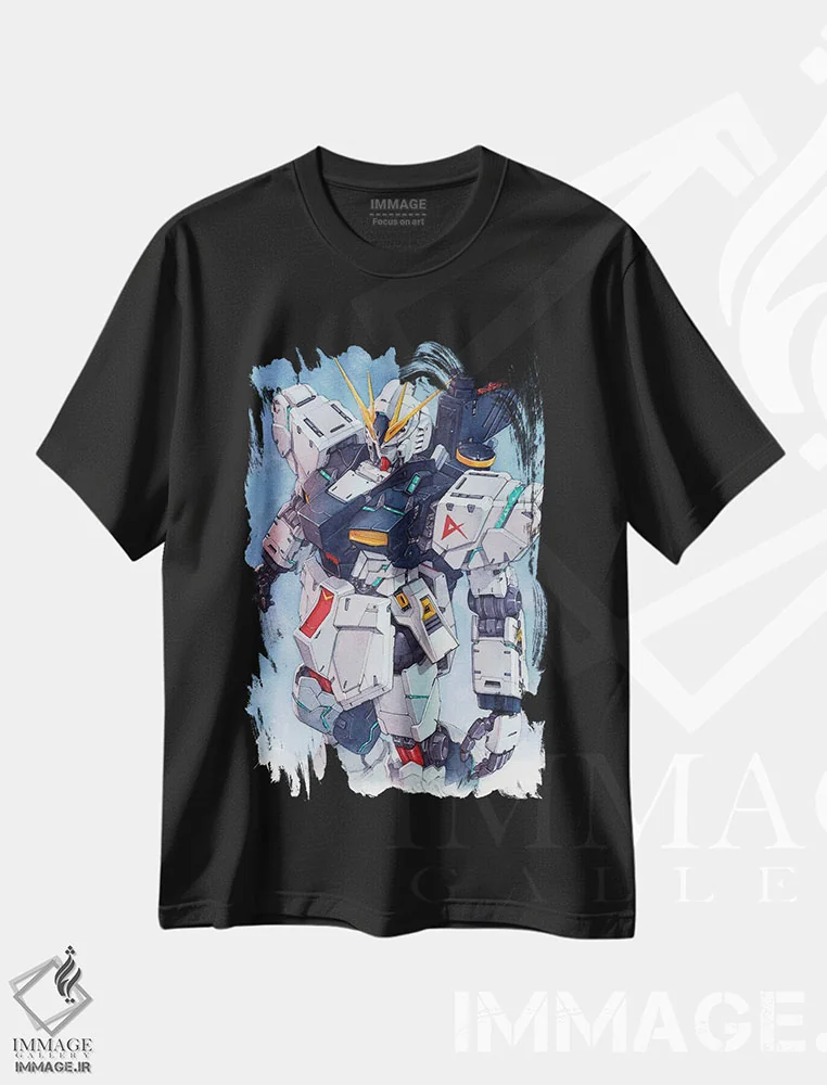 تیشرت مشکی طرح دار نو گاندام، مدیوم اثر هکتور ترونک | فروشگاه ایماژ