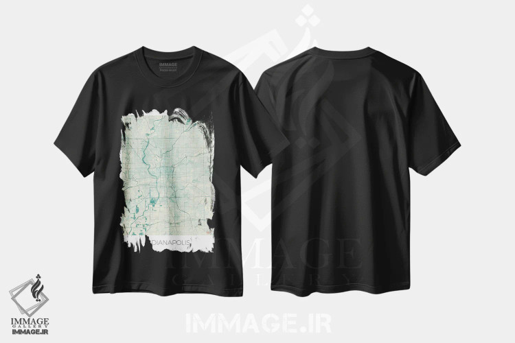 تیشرت مشکی طرح دار آثار هوبرت روگوسکی - immage.ir