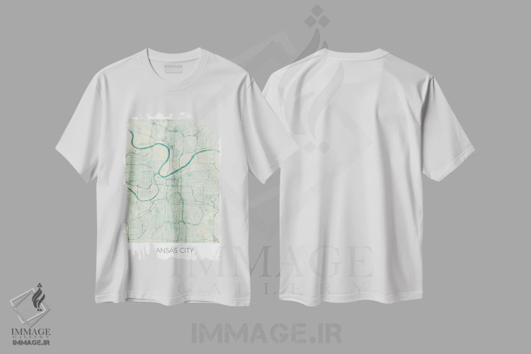 تیشرت سفید طرح دار آثار هوبرت روگوسکی - immage.ir