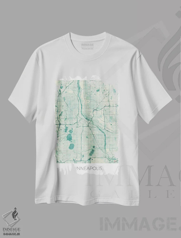 تیشرت سفید طرح دار آثار هوبرت روگوسکی - immage.ir