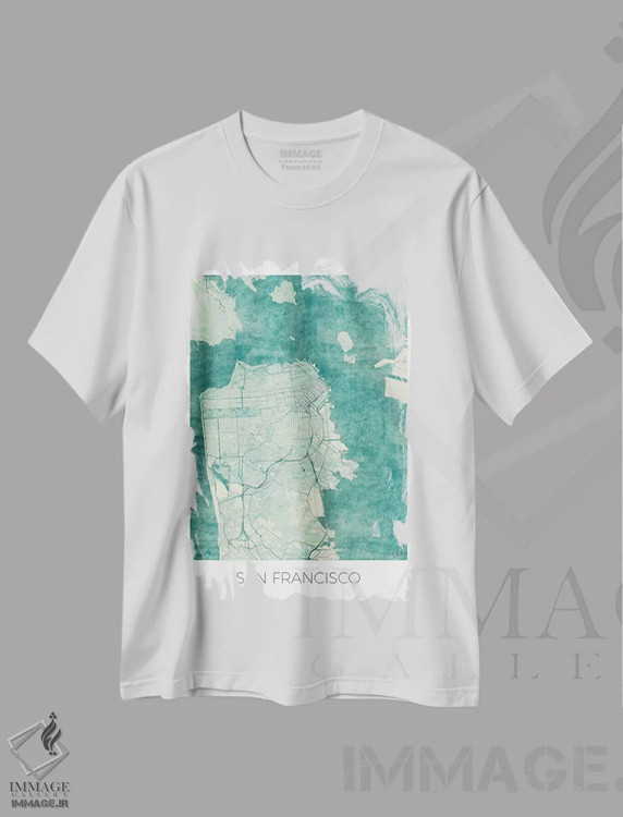 تیشرت سفید طرح دار آثار هوبرت روگوسکی - فروشگاه ایماژ