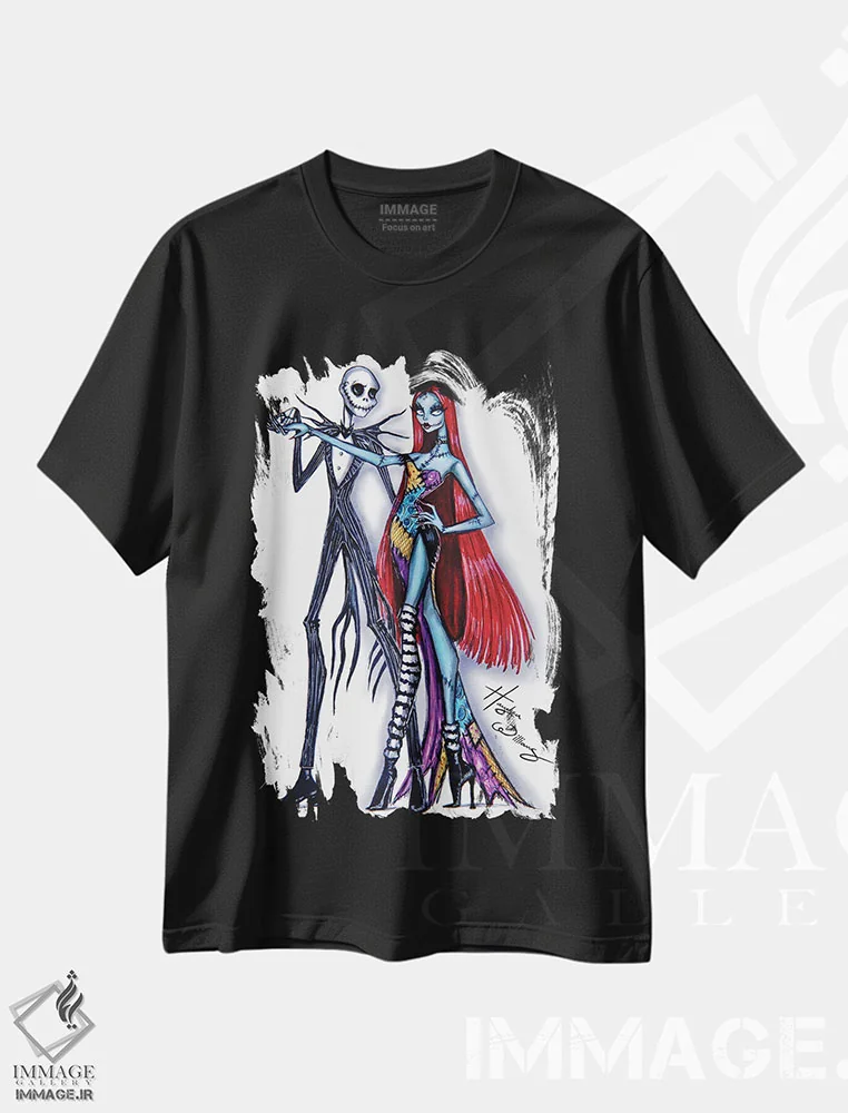 تیشرت مشکی طرح دار کابوس زیبا، تزئینی اثر هایدن ویلیامز | فروشگاه ایماژ