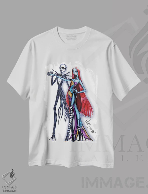 تیشرت سفید طرح دار کابوس زیبا، تزئینی اثر هایدن ویلیامز | immage.ir