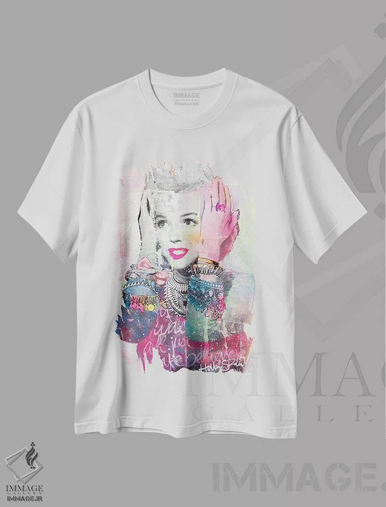 تیشرت سفید طرح دار همه اش خیال بود، مدیوم اثر هالی وود استودیوز | immage.ir