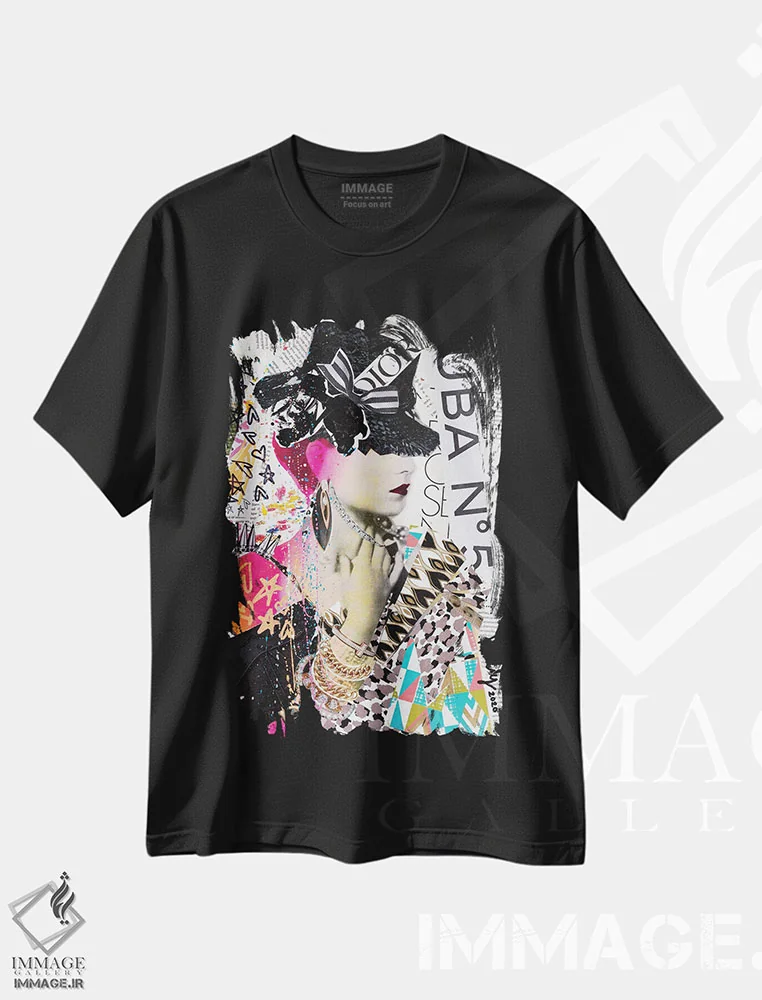 تیشرت مشکی طرح دار لولا در کوبا، مدیوم اثر هالی وود استودیوز | فروشگاه ایماژ