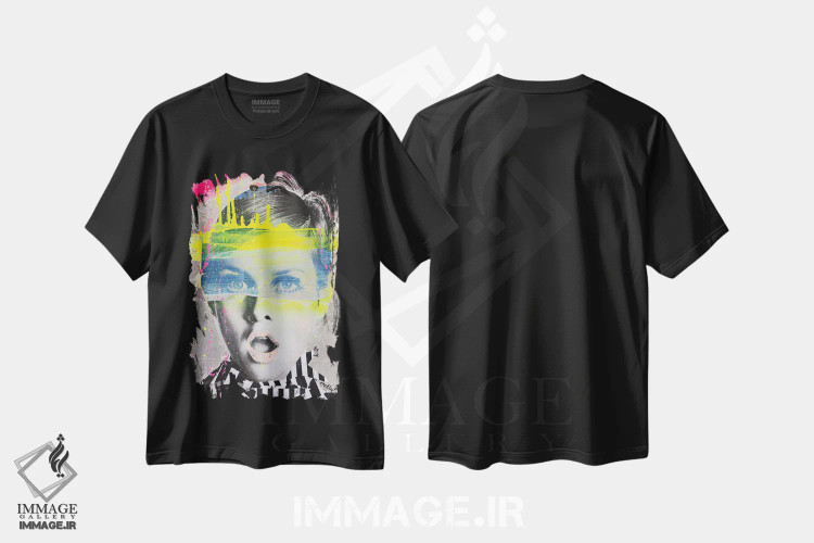 تیشرت مشکی طرح دار او مای گاد تویگی، مدیوم اثر هالی وود استودیوز | immage.ir