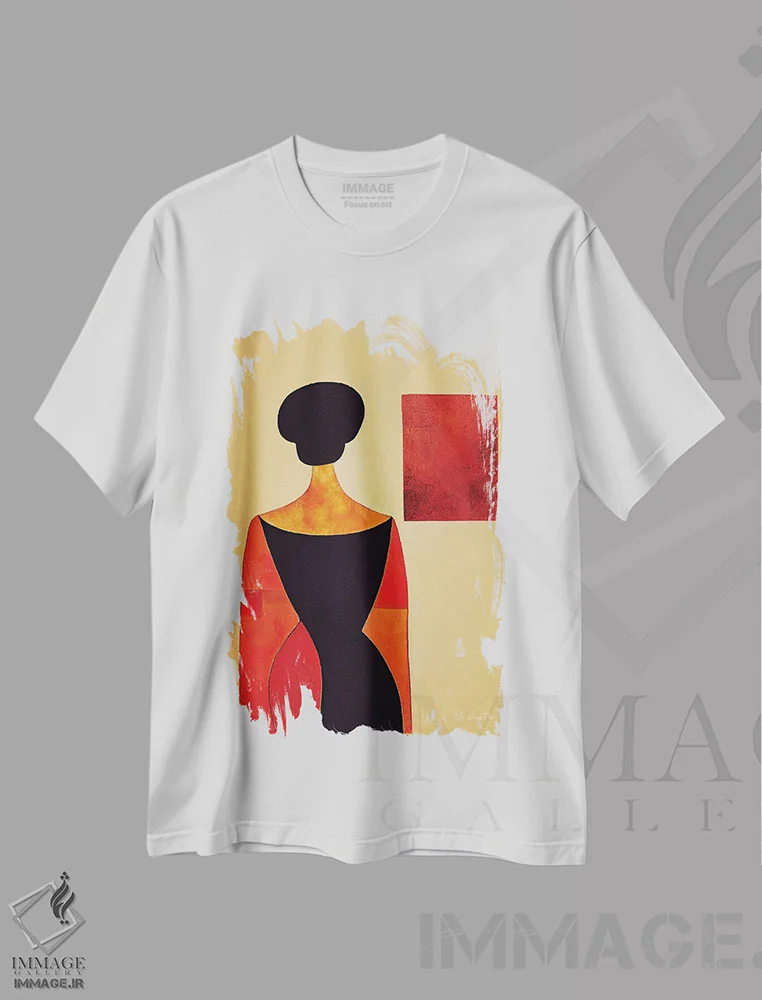 تیشرت سفید طرح دار نمی توانم دنبال رویاها بروم، دکور معاصر اثر هایک شالانتس | immage.ir