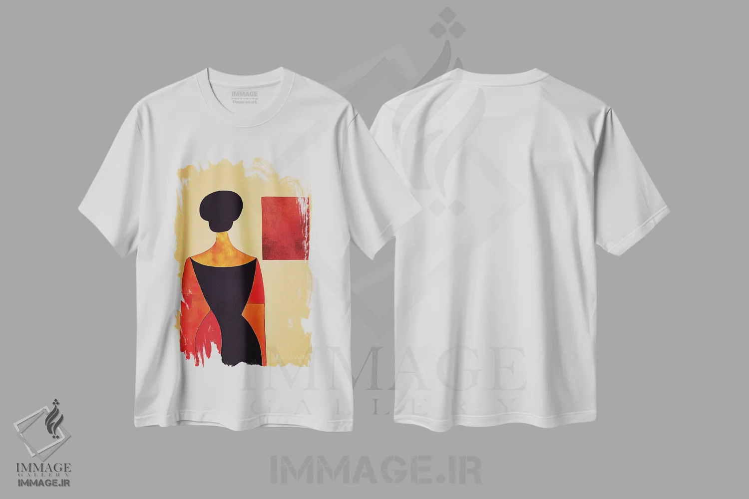 تیشرت سفید طرح دار نمی توانم دنبال رویاها بروم، دکور معاصر اثر هایک شالانتس | immage.ir