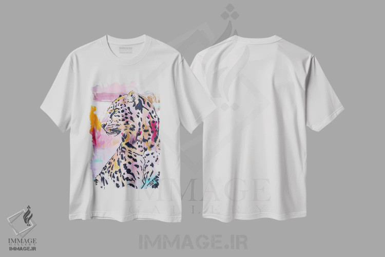 تیشرت سفید طرح دار عشق احیا شده، هنر فاخر معاصر اثر هیلی موریس | immage.ir