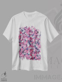 تیشرت سفید طرح دار سری رز ۲-۰۰۸، آبستره اثر جونگ-هیون پارک | فروشگاه ایماژ