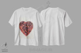 تیشرت سفید طرح دار عشق، به خاطر همان عشق، دکور معاصر اثر جونگ-هیون پارک | immage.ir
