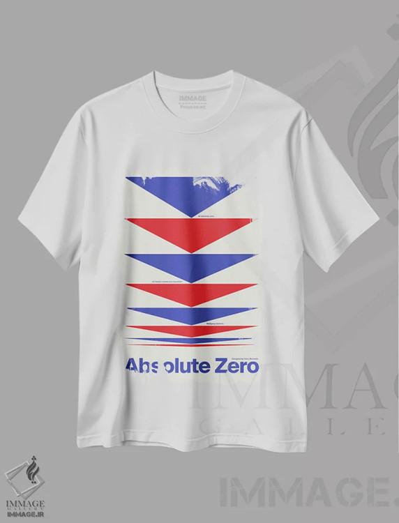 تیشرت سفید طرح دار صفر مطلق، تزئینی اثر هری ریچاردز | فروشگاه ایماژ