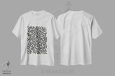 تیشرت سفید طرح دار امنیت در تعداد، تزئینی اثر هری ریچاردز | immage.ir