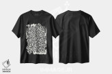 تیشرت مشکی طرح دار امنیت در تعداد، تزئینی اثر هری ریچاردز | فروشگاه ایماژ