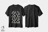 تیشرت مشکی طرح دار باران سیاه، تزئینی اثر هری ریچاردز | immage.ir