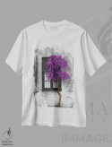 تیشرت سفید طرح دار آثار پانورامیک ایمجز - immage.ir