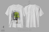 تیشرت سفید طرح دار آثار پانورامیک ایمجز - immage.ir
