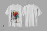 تیشرت سفید طرح دار آثار پانورامیک ایمجز - فروشگاه ایماژ