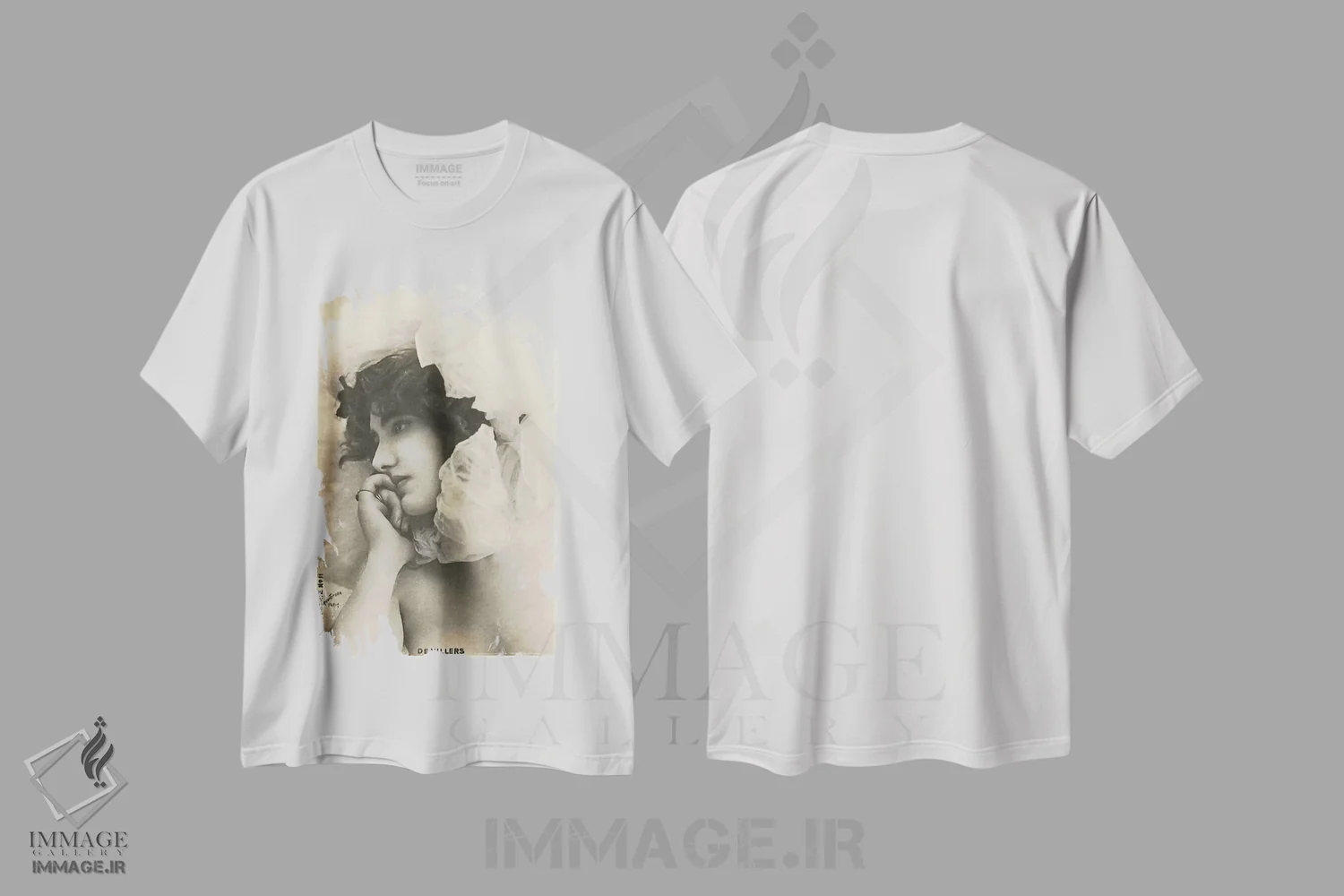 تیشرت سفید طرح دار اگزوتیکا ۲، عکاسی فیگوراتیو اثر هنرمند ناشناس | immage.ir