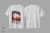 تیشرت سفید طرح دار آثار فایو بای فایو کالکتیو - immage.ir