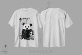 تیشرت سفید طرح دار آثار فایو بای فایو کالکتیو - فروشگاه ایماژ