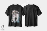 تیشرت مشکی طرح دار پایان جهان، هنر فاخر معاصر اثر فایو بای فایو کالکتیو | فروشگاه ایماژ