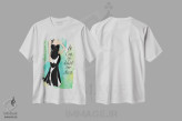 تیشرت سفید طرح دار زیاده روی در لباس پوشیدن، هنر دیجیتال اثر فایو بای فایو کالکتیو | immage.ir