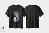 تیشرت مشکی طرح دار بازتاب های تاریک اثر فایو بای فایو کالکتیو | immage.ir