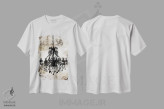 تیشرت سفید طرح دار لوستر مشکی، دکور معاصر اثر فایو بای فایو کالکتیو | immage.ir